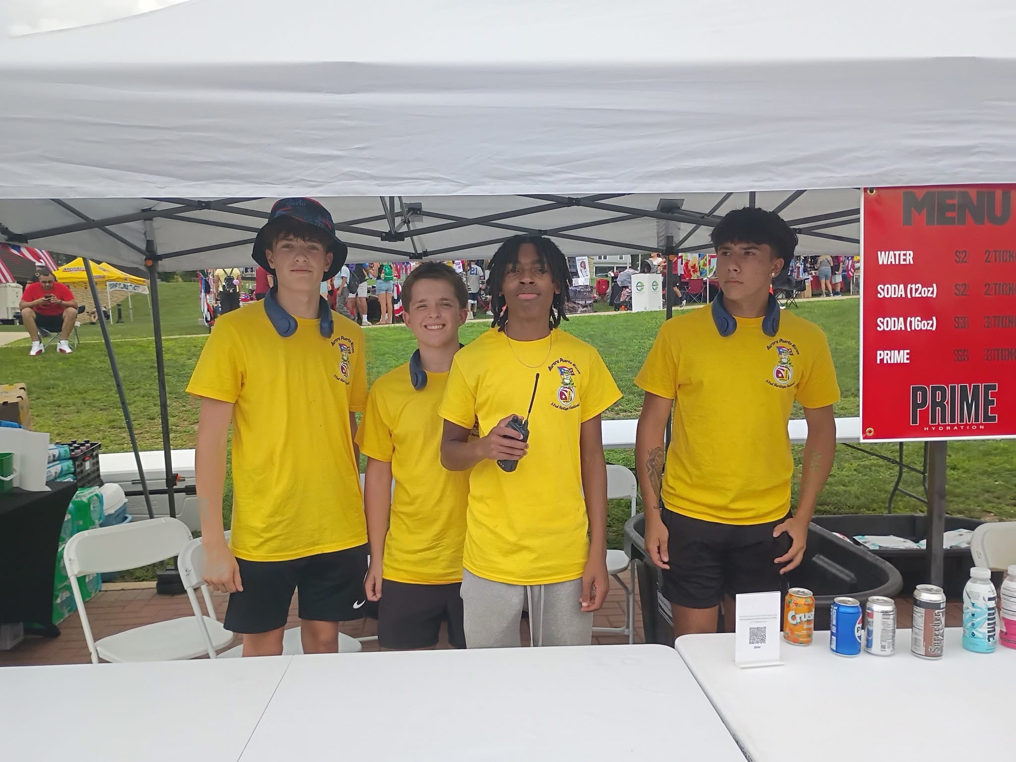 APRCC volunteers supporting a community event