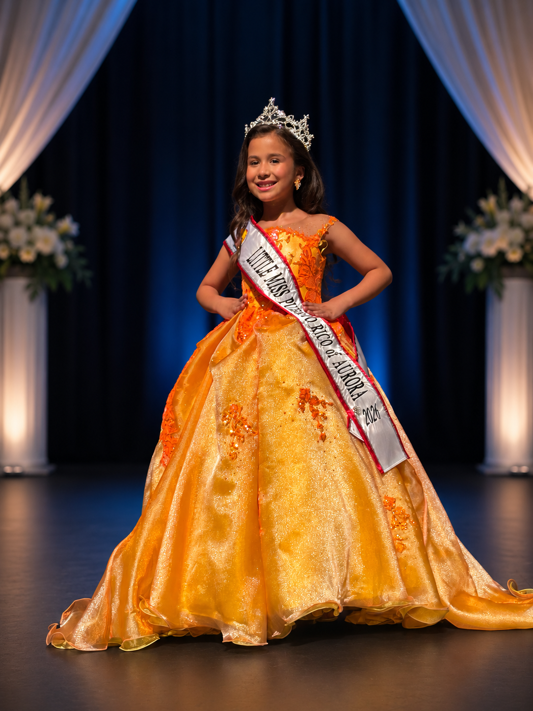 Justus Jolie Colon celebrates a crowning moment.
