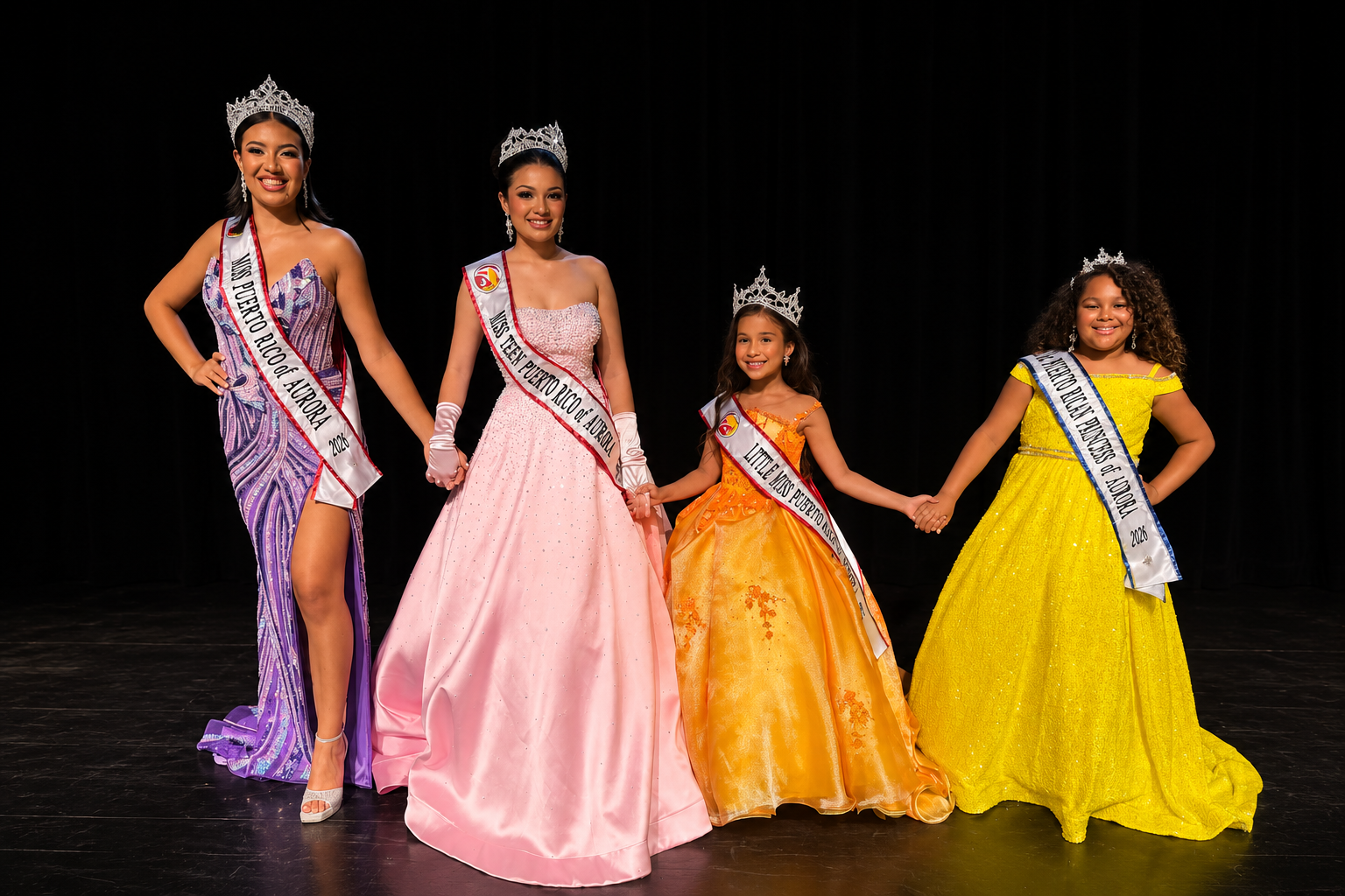 The 2026 APRCC Educational Award Pageant court gathered together after the pageant.